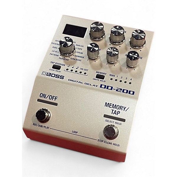 Used BOSS DD200 Digital Delay Effect Pedal