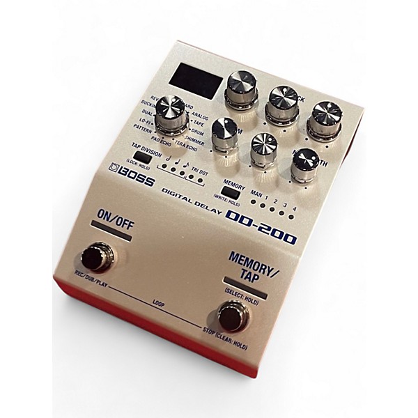 Used BOSS DD200 Digital Delay Effect Pedal
