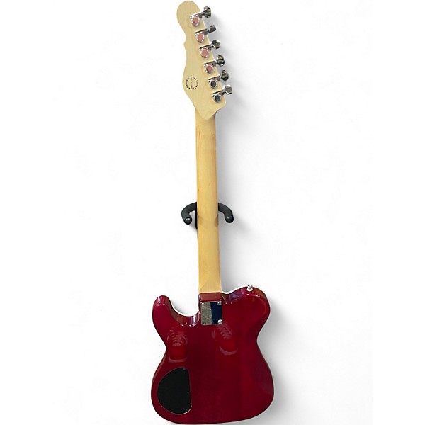 Used G&L Tribute ASAT Deluxe Crimson Red Trans Solid Body Electric Guitar