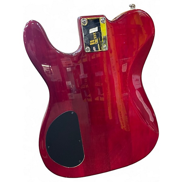 Used G&L Tribute ASAT Deluxe Crimson Red Trans Solid Body Electric Guitar