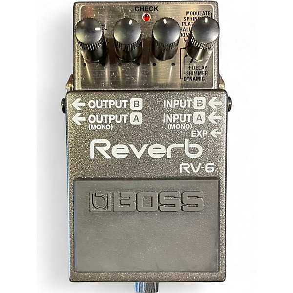 Used BOSS RV6 Digital Reverb Effect Pedal