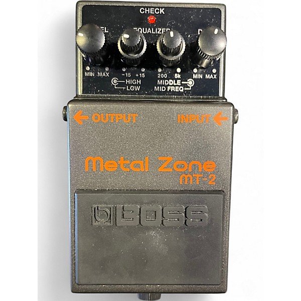 Used BOSS MT2 Metal Zone Distortion Effect Pedal