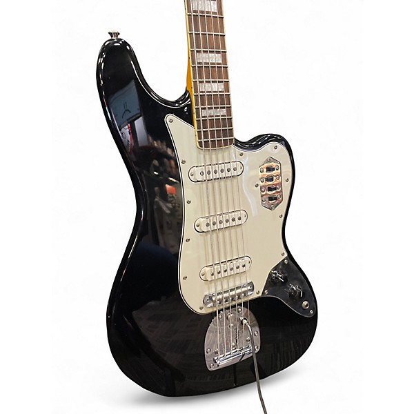 Used Squier Classic Vibe Bass VI Black Electric Bass Guitar