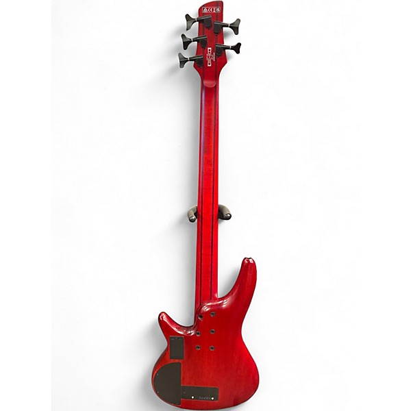 Used Ibanez SRD905F Crimson Red Burst Electric Bass Guitar