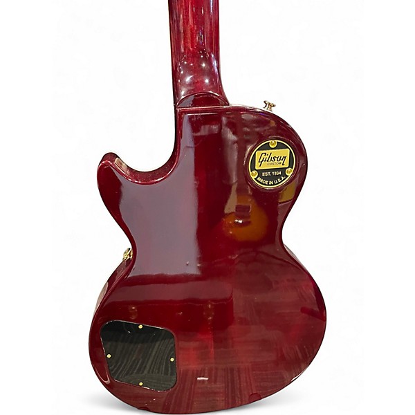 Used Gibson Les Paul Classic Custom Trans Red Solid Body Electric Guitar