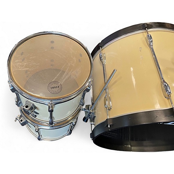 Used TAMA 4 Piece Rockstar White Drum Kit