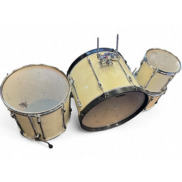 Used TAMA 4 Piece Rockstar White Drum Kit