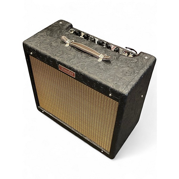 Used Fender Blues Junior IV 15W 1x12 30TH ANNIVERSARY BLACK WESTERN Tube Guitar Combo Amp
