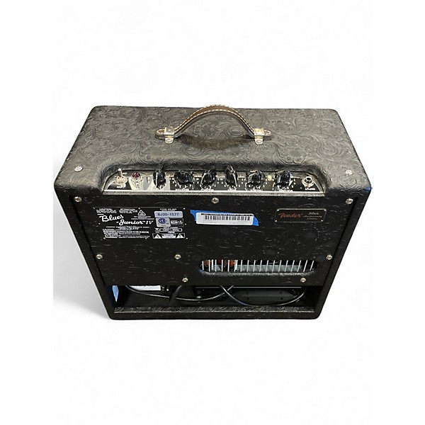 Used Fender Blues Junior IV 15W 1x12 30TH ANNIVERSARY BLACK WESTERN Tube Guitar Combo Amp