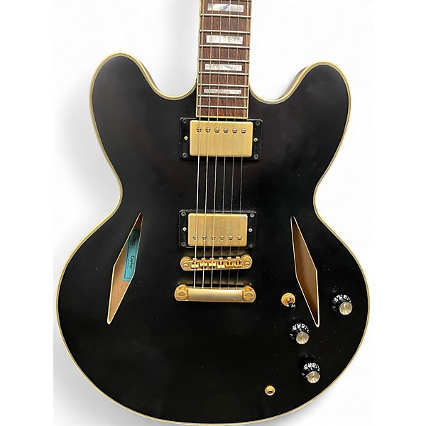 Used Epiphone Emily Wolfe Sheraton Black Hollow Body Electric Guitar