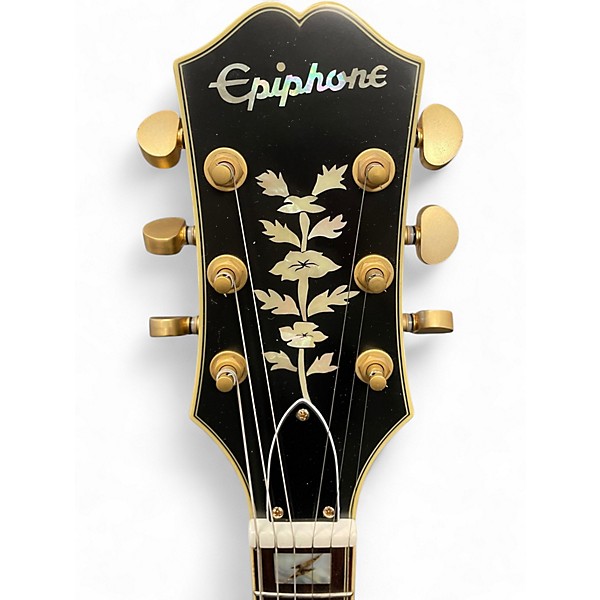 Used Epiphone Emily Wolfe Sheraton Black Hollow Body Electric Guitar