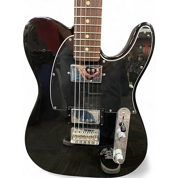 Used Fender American Professional II Telecaster Black Solid Body Electric Guitar