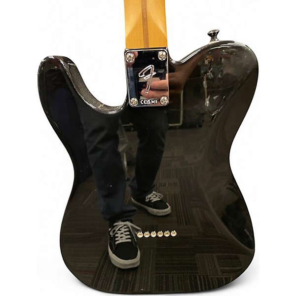 Used Fender American Professional II Telecaster Black Solid Body Electric Guitar