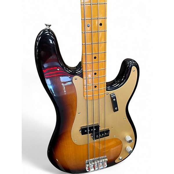 Used Fender 1957 Reissue Precision Bass 2 Color Sunburst Electric Bass Guitar