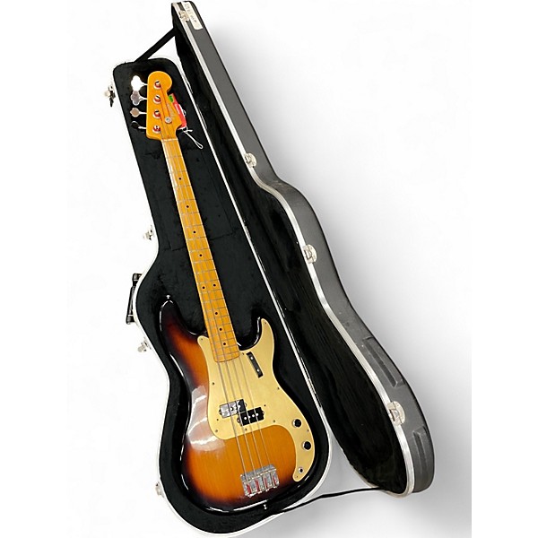 Used Fender 1957 Reissue Precision Bass 2 Color Sunburst Electric Bass Guitar