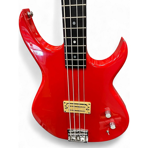 Used Carvin LB40 Red Electric Bass Guitar