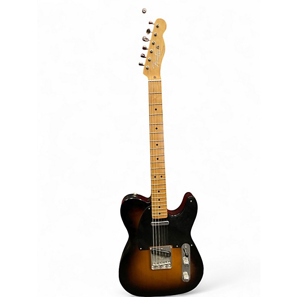 Used Fender Road Worn 1950S Telecaster 2 Color Sunburst Solid Body Electric Guitar