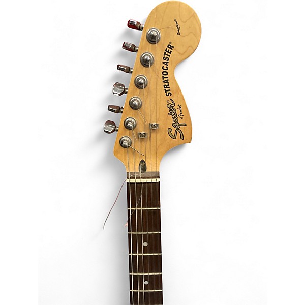 Used Squier Bullet Stratocaster 20th Anniversary Candy Apple Red Solid Body Electric Guitar