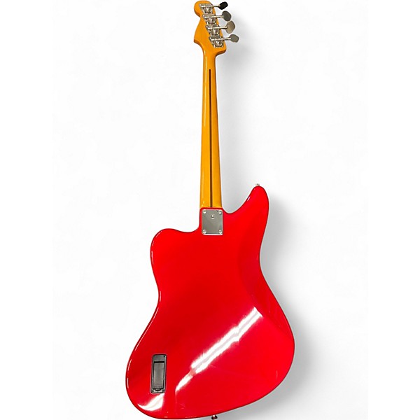 Used 2007 Fender JAB J-Craft Jaguar Bass Hot Rod Red Electric Bass Guitar