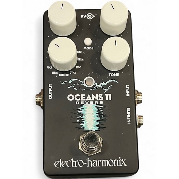 Used Electro-Harmonix Oceans 11 Reverb Effect Pedal