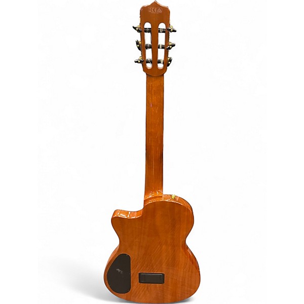 Used Cordoba Stage Brown Sunburst Classical Acoustic Electric Guitar