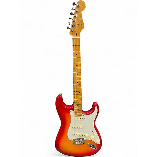 Used Fender Player II Stratocaster Cherry Sunburst Solid Body Electric Guitar