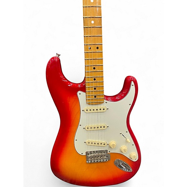 Used Fender Player II Stratocaster Cherry Sunburst Solid Body Electric Guitar
