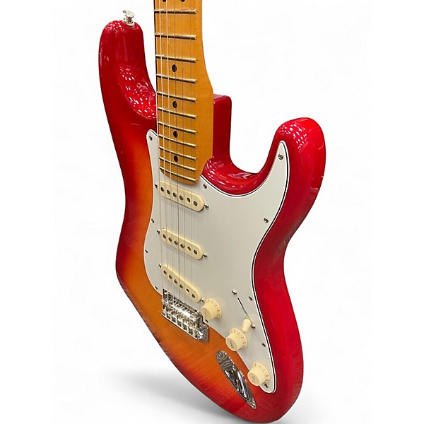 Used Fender Player II Stratocaster Cherry Sunburst Solid Body Electric Guitar