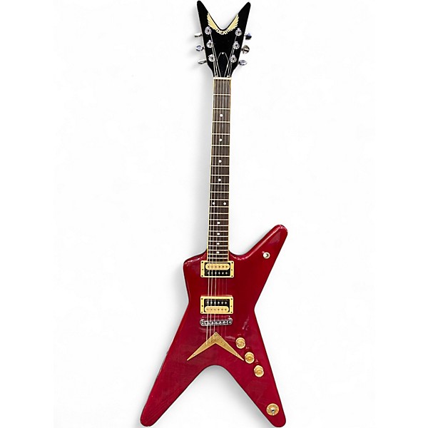 Vintage 1981 Dean ML RED Red Solid Body Electric Guitar