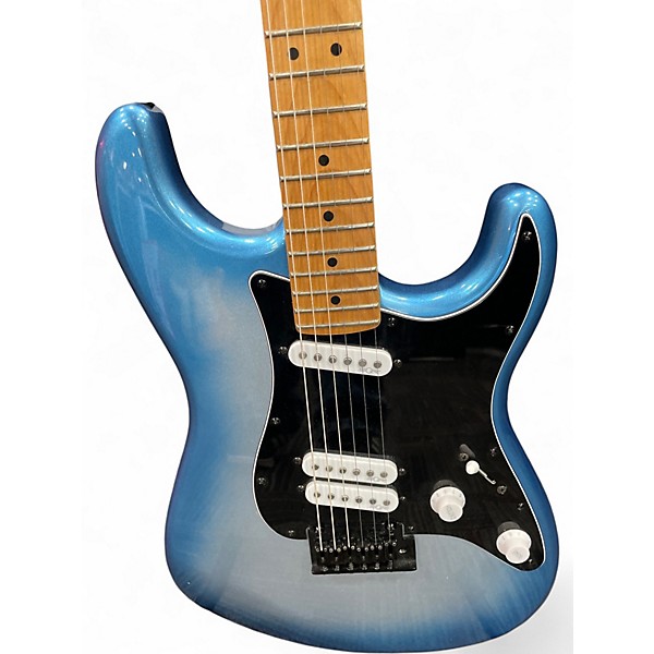 Used Squier Contemporary Stratocaster Blue Burst Solid Body Electric Guitar