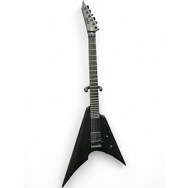 Used ESP LTD Black Metal Satin Black Solid Body Electric Guitar