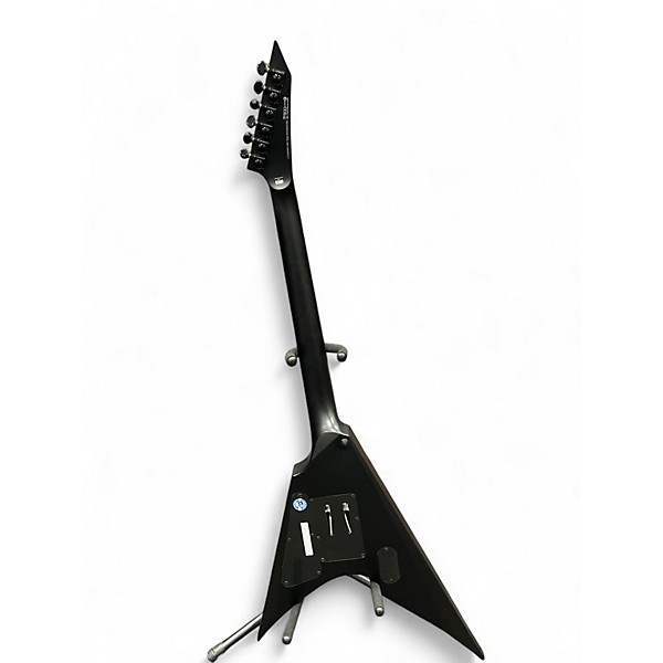 Used ESP LTD Black Metal Satin Black Solid Body Electric Guitar