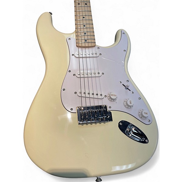 Used Squier Affinity Stratocaster Olympic White Solid Body Electric Guitar