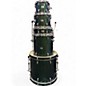 Used Ludwig 5 Piece Element Evolution Emerald Green Drum Kit thumbnail