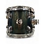 Used Ludwig 5 Piece Element Evolution Emerald Green Drum Kit