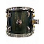 Used Ludwig 5 Piece Element Evolution Emerald Green Drum Kit