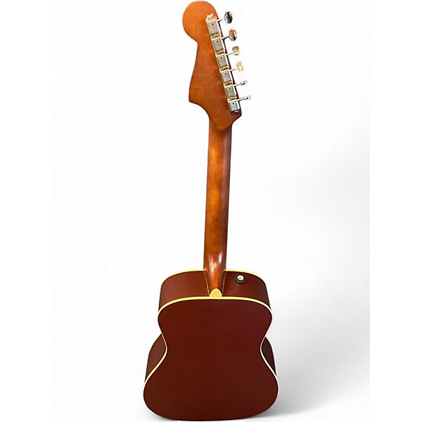 Used Fender California Malibu Player Natural Acoustic Electric Guitar