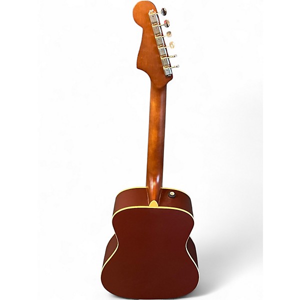 Used Fender California Malibu Player Natural Acoustic Electric Guitar