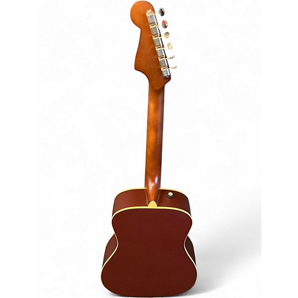 Used Fender California Malibu Player Natural Acoustic Electric Guitar