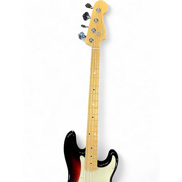 Used 2017 Fender American Professional Precision Bass 3 Color Sunburst Electric Bass Guitar