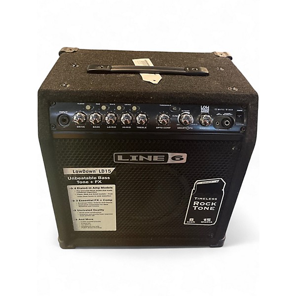 Used Line 6 LD15 Lowdown 15W 1X8 Bass Combo Amp