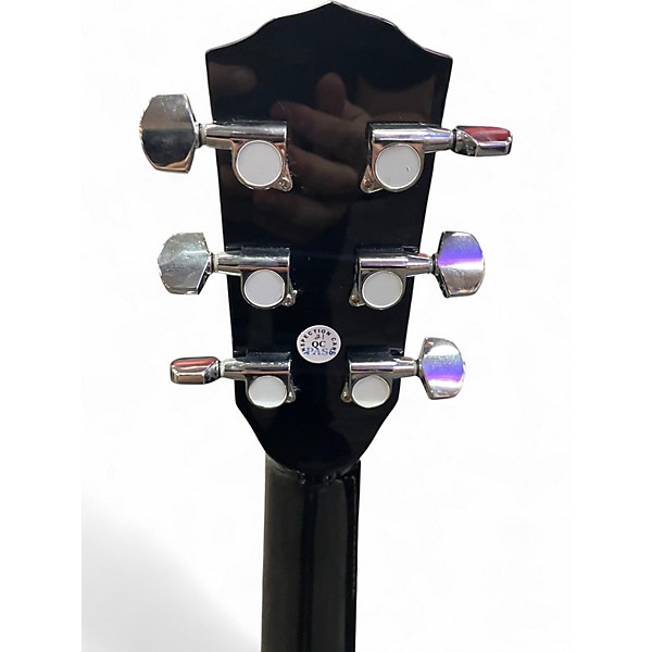 Used Fender CD60 Dreadnought Black Acoustic Guitar