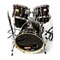 Used Yamaha 4 Piece Stage Custom Black Drum Kit thumbnail