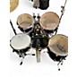 Used Yamaha 4 Piece Stage Custom Black Drum Kit