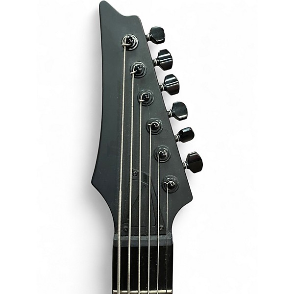 Used Ibanez RGRTBB21 IRON LABEL Satin Black Baritone Guitars