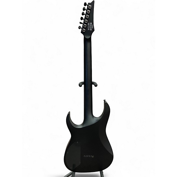 Used Ibanez RGRTBB21 IRON LABEL Satin Black Baritone Guitars