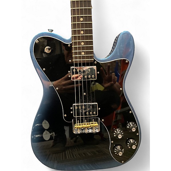 Used Fender American Professional II Telecaster Deluxe Baltic Blue Solid Body Electric Guitar