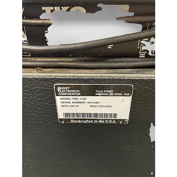 Used Peavey Tour TKO 1x15 400W Bass Combo Amp