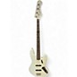Used Modern Vintage JV466 Olympic White Electric Bass Guitar thumbnail