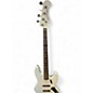 Used Modern Vintage JV466 Olympic White Electric Bass Guitar